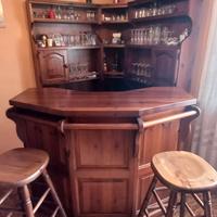 Piano Bar con Scaffale