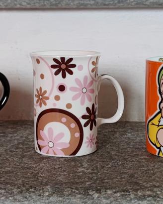 Set 3 tazze ceramica