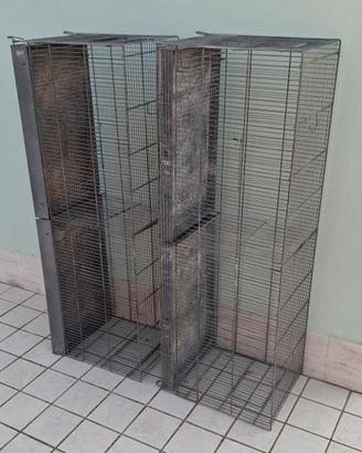 Gabbie cova 120cm due scomparti