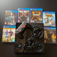 Playstation4 (PS4) + controller + 6 giochi inclusi
