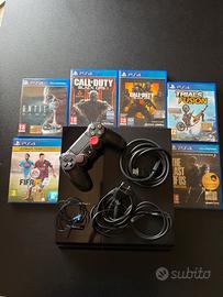 Playstation4 (PS4) + controller + 6 giochi inclusi