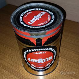 latta vintage di caffè Lavazza miscela oro