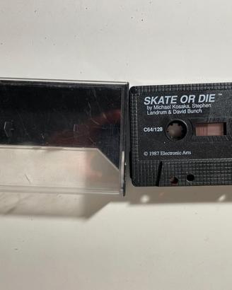 Videogioco C64, skate or die (EA 1987), commodore