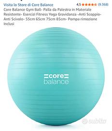 Core Balance Gym Ball- Palla Palestra-Gravidanza