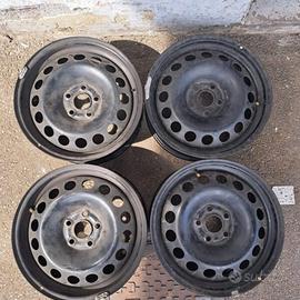 4 - CERCHI IN LAMIERA OPEL 6,5X16 5X105 ET39 CB 56