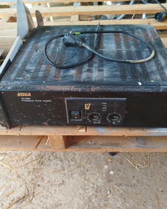 mixer e amplificatore 