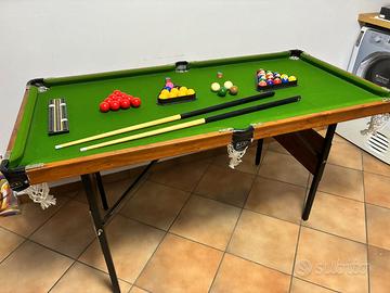 Biliardo Bigliardo 150 x80x80h + accessori Usato