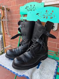 stivali pelle esercito nuovi 42