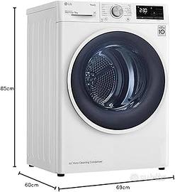 Asciugatrice LG 9kg A+++ Dual Inverter Heat Pump
