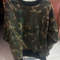 Felpa xl slim  militare