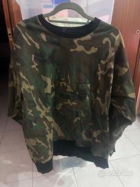 Felpa xl slim  militare