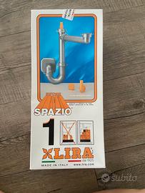 Sifone Spazio 1 Lira per lavelli vasca singola