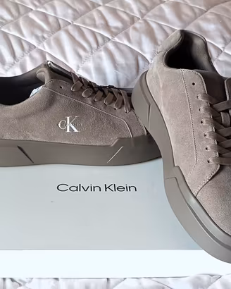 Sneakers Calvin Klein Camoscio - Nuove tg 43