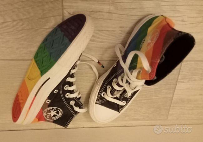 Converse arcobaleno sale