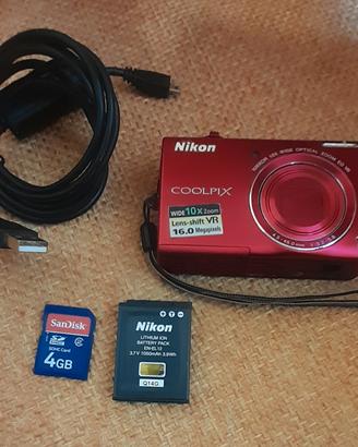 FOTOCAMERA NIKON COOLPIX S6200,16MP,ZOOM 10X