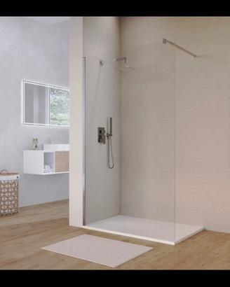 vetro Doccia walk-in 140cm x70cm H1,90