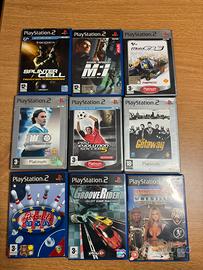 Lotto di 9 giochi originali per PlayStation 2