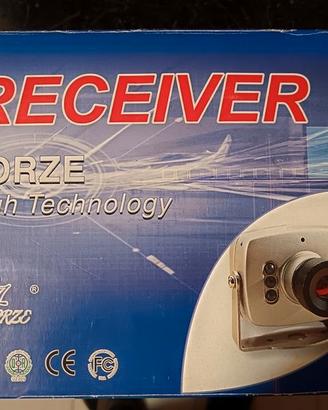 Telecamera wireless a 1200 MHz, con ricevitore.
