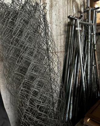 Recinzione elettrosaldata e pali