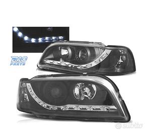 FARI PER VOLVO S40 V40 96-00 LUCE DIURNA LED NERO