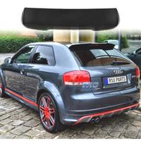 SPOILER AUDI A3 8P HATCHBACK 04-13 LOOK RS3 NERO L