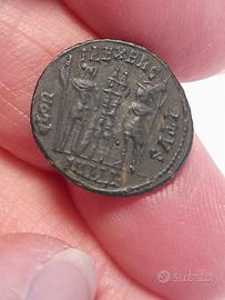 lotto 2 monete romane lecita provenienza con album