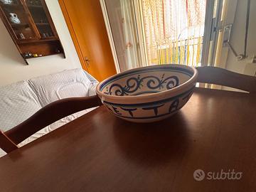 La spaghettata vera ceramica di Caltagirone