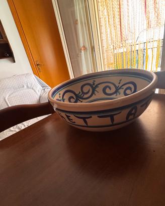 La spaghettata vera ceramica di Caltagirone