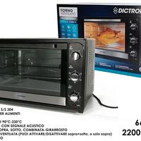 Forno Elettrico Girarrosto 66L 2200W