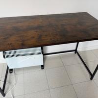 scrivania / tavolo stile industriale 120x50