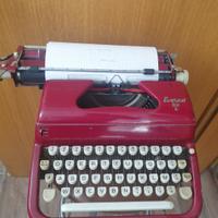 Vintage - Macchina da scrivere rossa Everest 