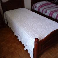 Copriletto matrimoniale intonso corredo anni 80