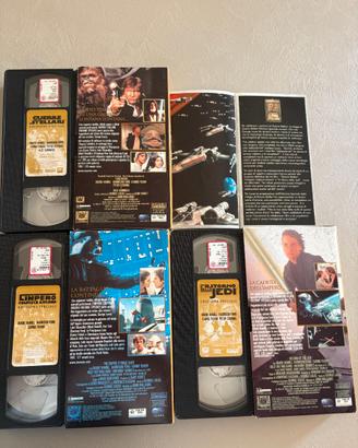 VHS Trilogia Guerre Stellari edizione speciale