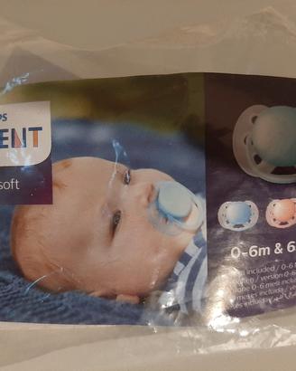 Ciuccio Philips Avent ultra soft 0-6 mesi NUOVO