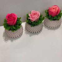 Regali Natale o bomboniera con le Rose Di Sapone