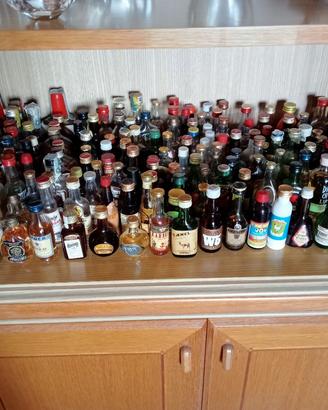 Mignon bottiglie di  liquore 