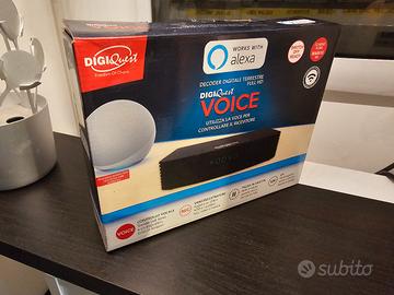 Decoder DVB-T2 Digiquest Voice Alexa
