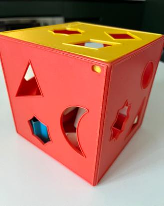 CUBO FORME CHICCO GIOCO VINTAGE trasp. Gratis