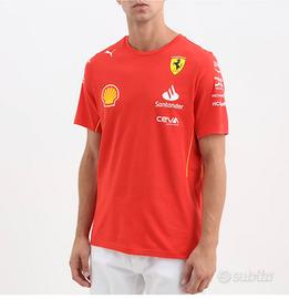 Ferrari - t-shirt - 100% cotone - rosso