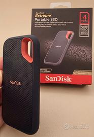 SSD Esterno SanDisk Extreme NVMe 4TB 1050MBs