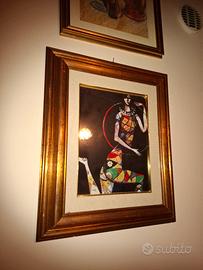 QUADRO MARC - CHAGALL ( SERIGRAFIA 244/300) 