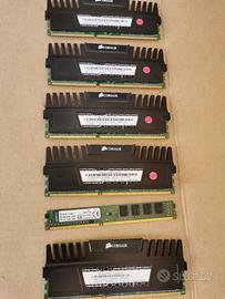 RAM DDR3 Corsair Vengeance e Kimgston
