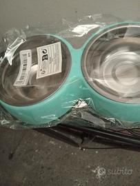 Trasportino  ciotola e set per acqua e croccantini