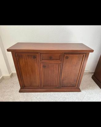 Credenza in legno color noce