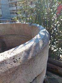 Cerchio in cemento per piante