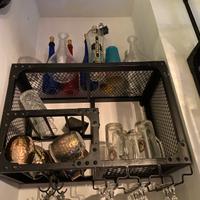 Portabottiglie e bicchieri