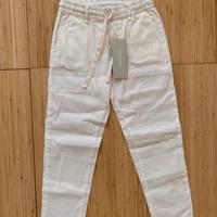 Pantaloni bambino in misto Lino Tg. 8 anni