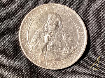 Lire 20 SAN Marino 1935 in ARGENTO R
