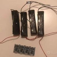 Caricabatterie litio a 4 scomparti 18650, NUOVI