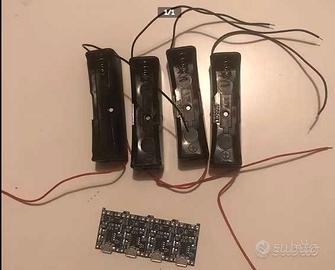 Caricabatterie litio a 4 scomparti 18650, NUOVI